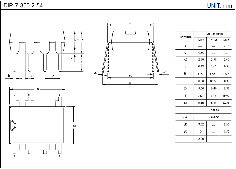 DIP-7-300-2.54